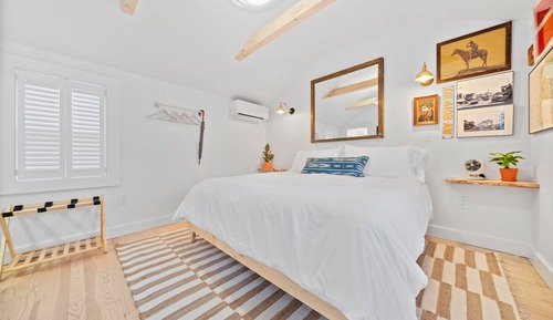 Habitación de lujo doble, 1 cama de matrimonio grande, patio