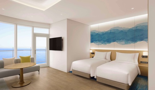 Habitación Premier, 2 camas individuales, vistas al mar