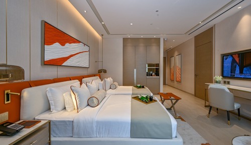 Suite panorámica, 2 camas individuales, vistas a la bahía