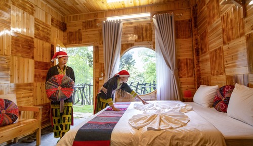 Habitación de lujo doble, 1 cama de matrimonio grande, vistas a la montaña