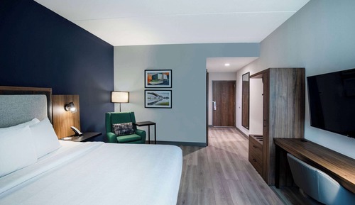 Habitación, 1 cama de matrimonio grande, accesible para personas con discapacidad, bañera