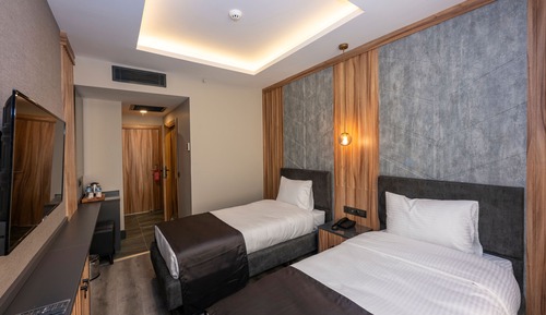 Habitación estándar, 2 camas individuales, acceso a la piscina, vistas a la ciudad