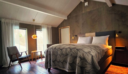 Habitación doble superior, 1 cama de matrimonio, no fumadores, vistas a la montaña