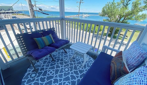 Suite junior, 2 habitaciones, vistas parciales al mar