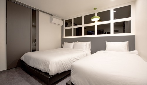 Habitación Premium con 2 camas individuales, varias camas, no fumadores, vistas a la ciudad