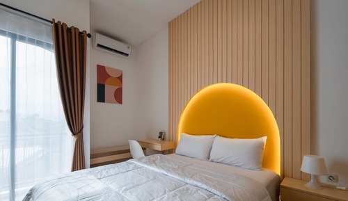 Habitación Deluxe, 1 cama de matrimonio, no fumadores, vistas a la ciudad