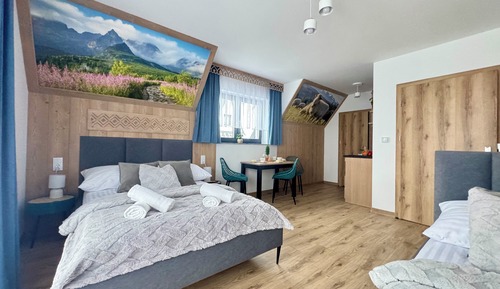 Suite estudio estándar, 1 habitación, cocina básica, junto a la montaña (5)