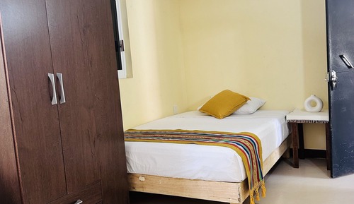 Habitación familiar doble, 2 camas dobles, Aire acondicionado, planta baja