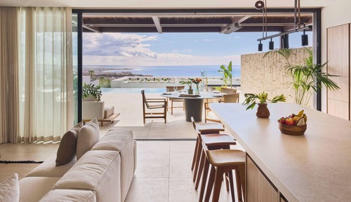 Villa, 2 habitaciones, piscina privada, vistas al mar (3A1C)