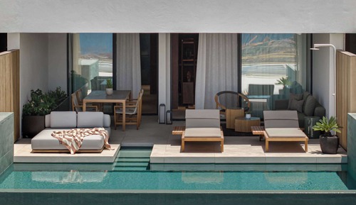 Suite Deluxe, 2 habitaciones, piscina privada, vistas al mar