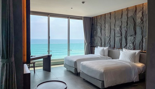 Habitación Deluxe con 2 camas individuales, frente al mar