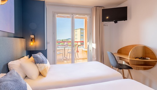 Apartamento, 2 habitaciones, vistas al jardín