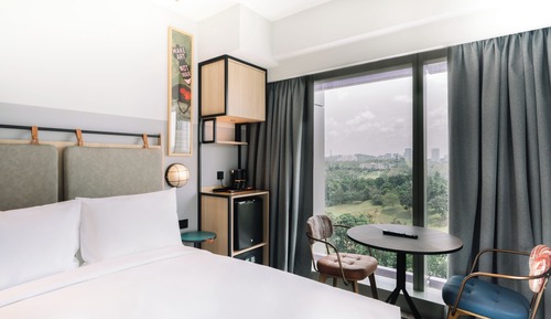 Habitación, 1 cama de matrimonio, vistas al campo de golf, en esquina