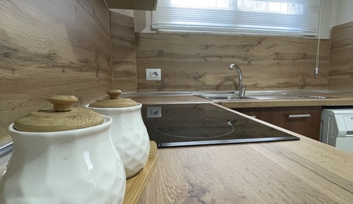 Apartamento Confort, no fumadores, cocina