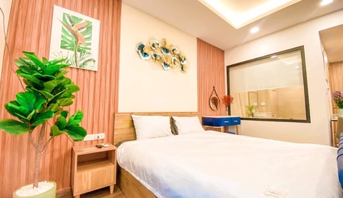 Estudio de lujo, 1 cama de matrimonio grande