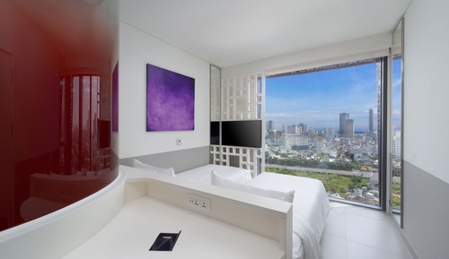 Habitación Premier, 2 camas individuales, vistas a la ciudad