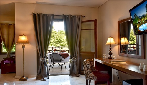 Suite, chimenea