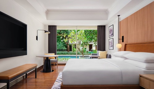 Habitación Deluxe, 1 cama de matrimonio grande, no fumadores, vistas al jardín