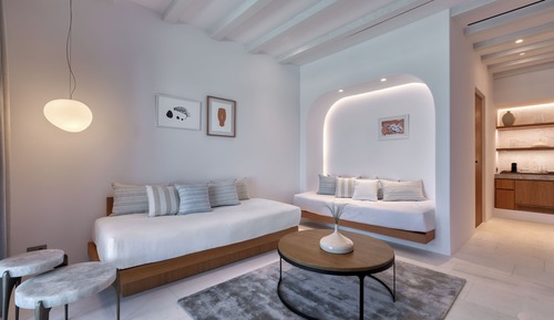 Suite, piscina privada, vistas al mar (Maisonette)