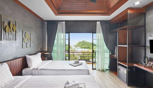 Villa superior, 2 camas individuales