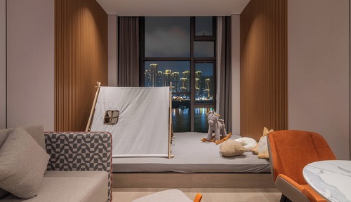 Habitación estándar, 1 cama de matrimonio grande, vistas al río (Kids Theme)