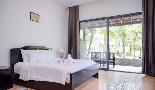 Habitación doble superior de uso individual, vistas al jardín