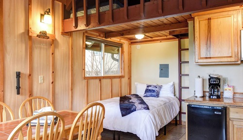 Cabaña básica, 1 cama doble