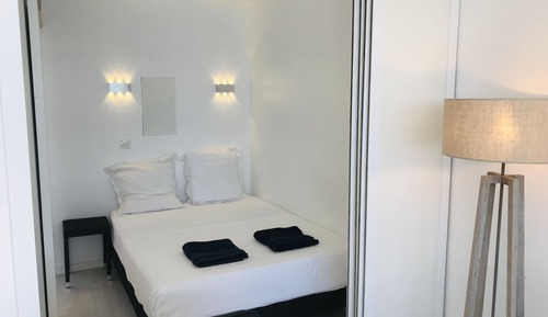 Apartamento panorámico, 1 cama doble con sofá cama, acceso a la piscina, vistas al mar (424)