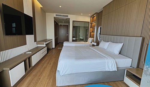 Habitación triple ejecutiva, vistas al jardín
