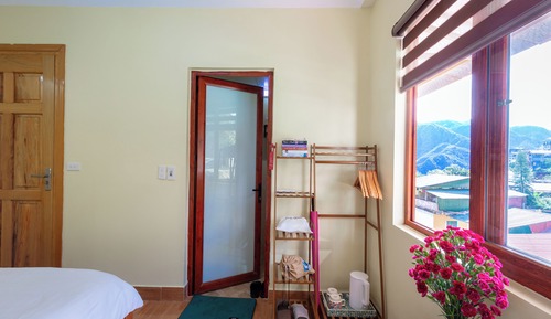Habitación estándar doble, 1 cama de matrimonio, no fumadores, vistas al jardín