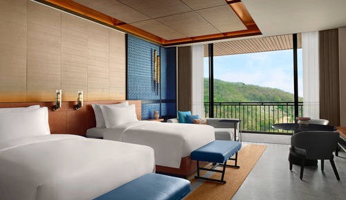 Suite junior, 2 camas dobles, no fumadores, vistas al mar (TA'AKTANA Suite, 2 Doubles)
