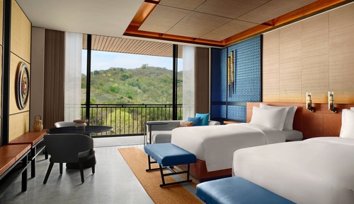 Suite junior, 2 camas dobles, no fumadores, vistas al complejo turístico (Wae Rana Suite, 2 Doubles)