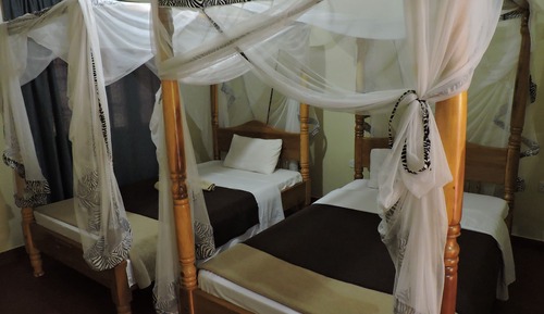 Habitación básica con 2 camas individuales