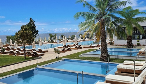 Suite junior, piscina privada, vistas al mar