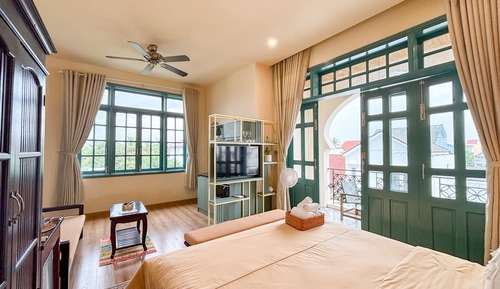 Suite estudio Deluxe, 1 cama de matrimonio grande, cocina, vistas al río