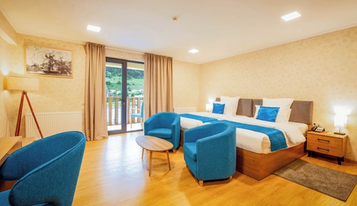 Habitación Deluxe con 2 camas individuales, vistas a la montaña