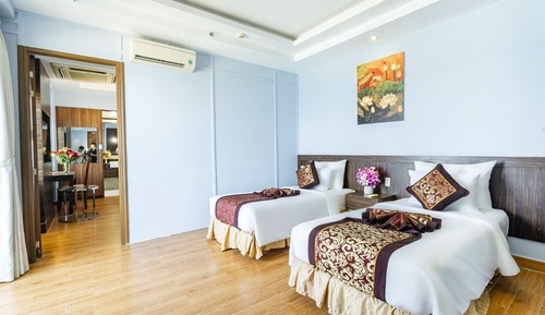 Habitación familiar, 2 habitaciones, vistas al mar