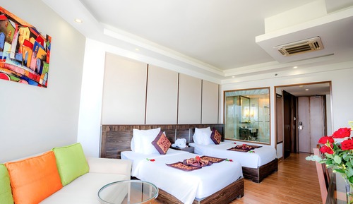 Habitación Premier, 2 camas individuales, vistas al mar