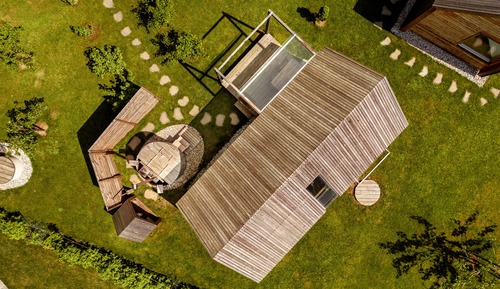Cabaña Deluxe, sauna, vistas al complejo turístico