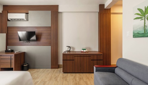 Habitación familiar, 2 habitaciones, bañera, vistas a la ciudad
