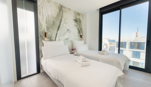 Apartamento superior, 2 habitaciones, terraza, vistas al mar