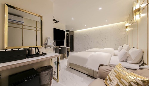 Habitación de lujo con 2 camas individuales