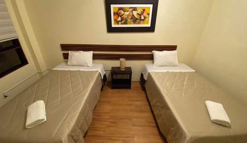 Habitación económica doble, 2 camas individuales, no fumadores, Servicio de limpieza