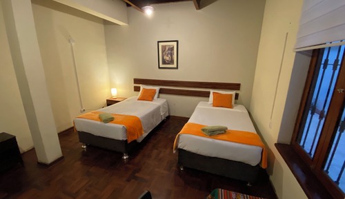 Habitación básica doble, no fumadores, vistas al patio