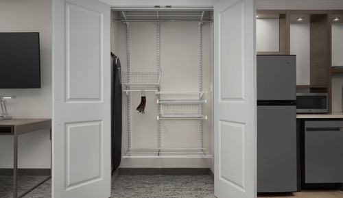 Estudio, 1 cama de matrimonio grande