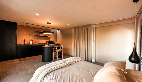 Design Loft, 1 Queen Bed, Terrace, City View
