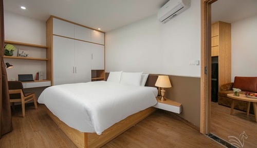 Habitación ejecutiva doble, 1 cama de matrimonio grande, balcón, vistas al lago