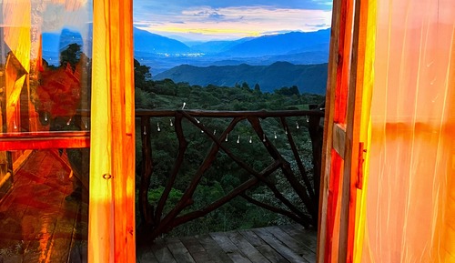 Cabaña familiar, 2 habitaciones, vistas a la montaña