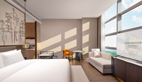 Habitación superior, 1 cama de matrimonio grande