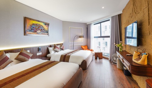 Suite familiar, vistas al jardín